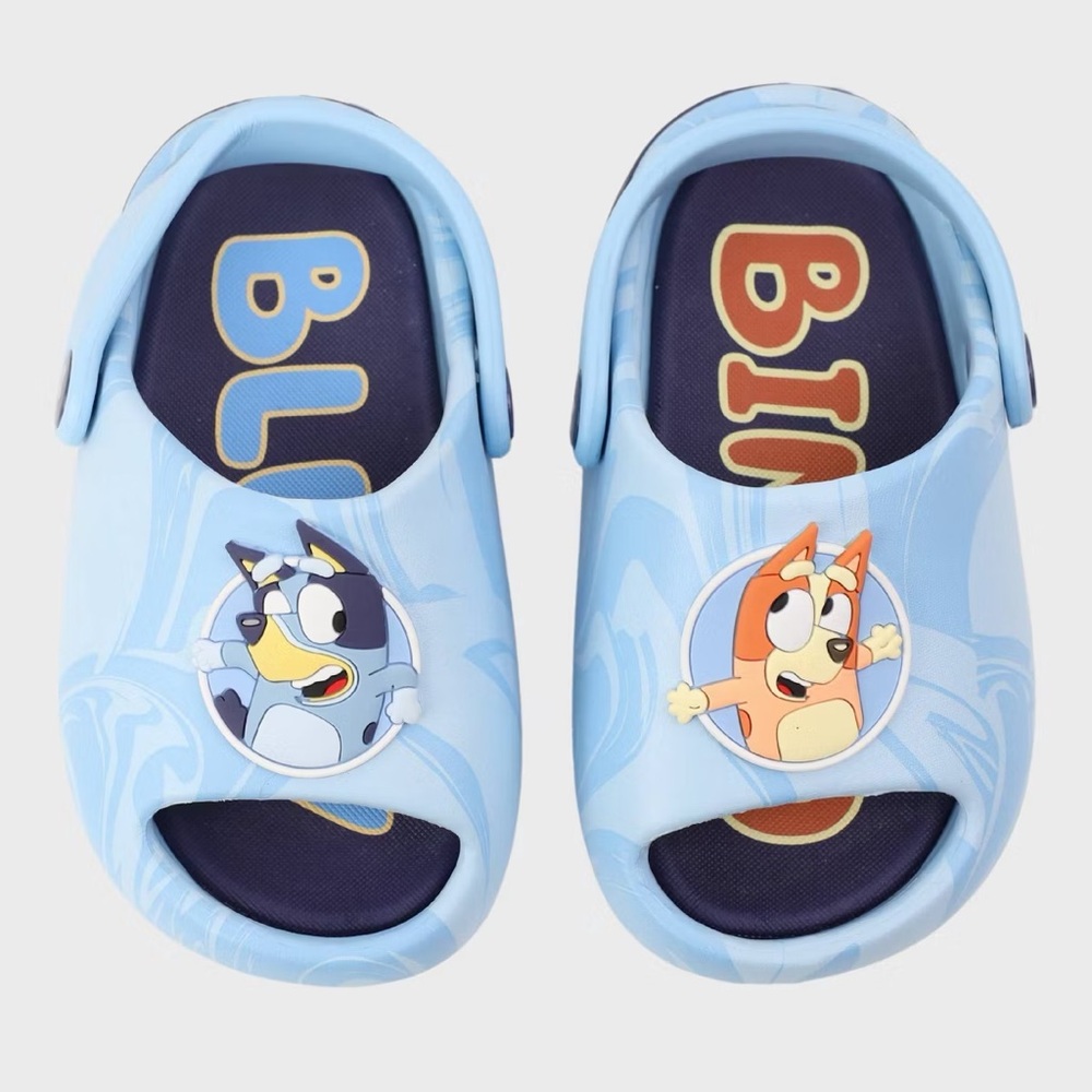 Bluey Kids Light Blue Slippers